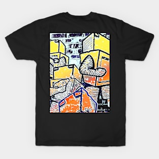 Punk Robots by LowEndGraphics T-Shirt